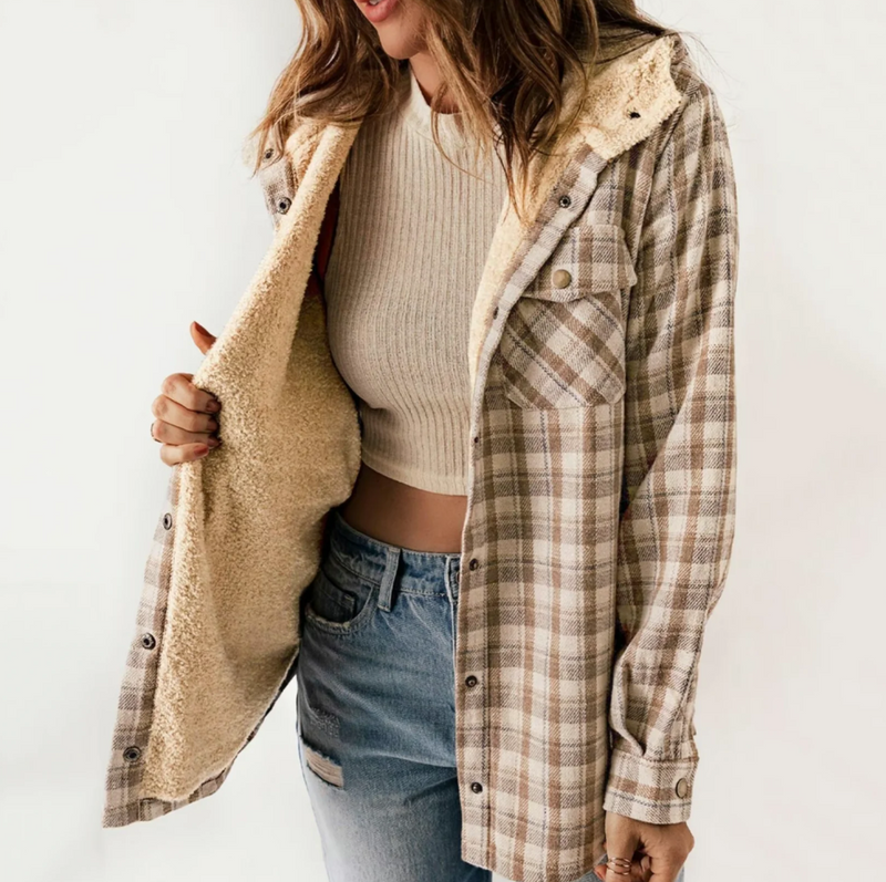 Plush Lined Flannel Jacket